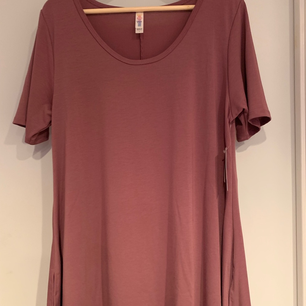 LuLaRoe Mauve Perfect T Size L NWT